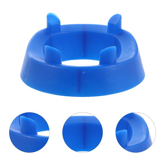 YUNLIGHTS 2Pcs Space Saving Blue Basketball Storage Rack Plastic Sphere Holder for Sports Balls