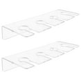 Store Rack Transparent Png YUNLIGHTS 2Pcs Transparent Acrylic Wine Glass Rack Under Cabinet for ...