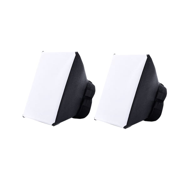 YUNLIGHTS 3Pcs Universal Dslr Flash Diffuser Softbox Soft Lighting Modifier for Soft Even Illumination
