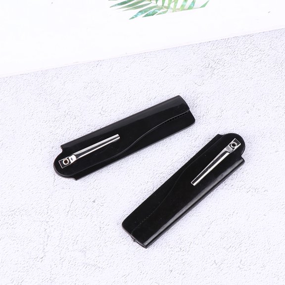 YUNLIGHTS 3Pcs Foldable Ox Horn Hair Comb Set Portable Black Comb for Hairdressing Accessories