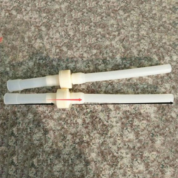 YUNLIGHTS 3Pcs Straight One Way Check Valve White Plastic Compatible with Plastic Copper Pex Tubing
