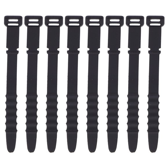 YUNLIGHTS 40Pcs Silicone Cable Straps Data Line Organizers for Neat Power Cord Storage