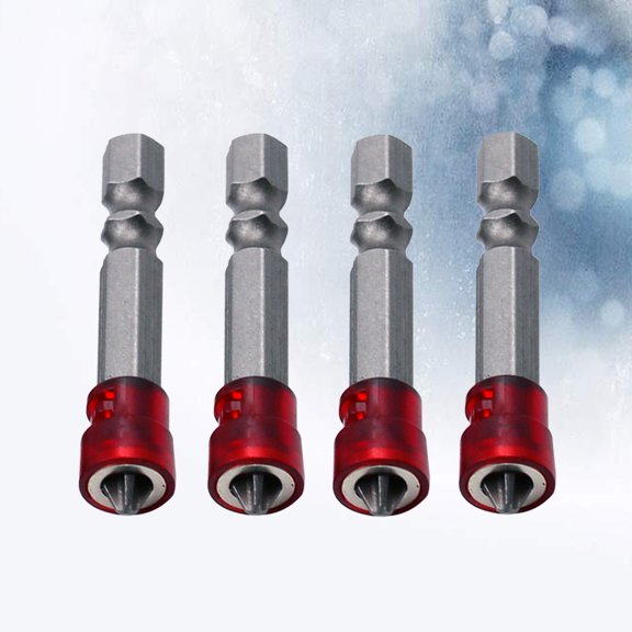 YUNLIGHTS 4Pcs Durable Long Screwdriver Bit Set with Strong Magnetic High Precision Surface