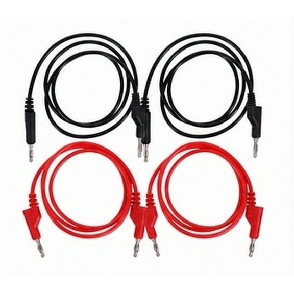 YUNLIGHTS 4Pcs Electrical Test Jumper Wire Set with Assorted Colors for Accurate Multimeter Measurements