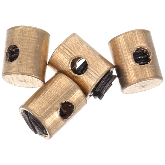 YUNLIGHTS 4Pcs Motorcycle Throttle Cable End Stops Solderless Clamp for Reliable Brake and Clutch