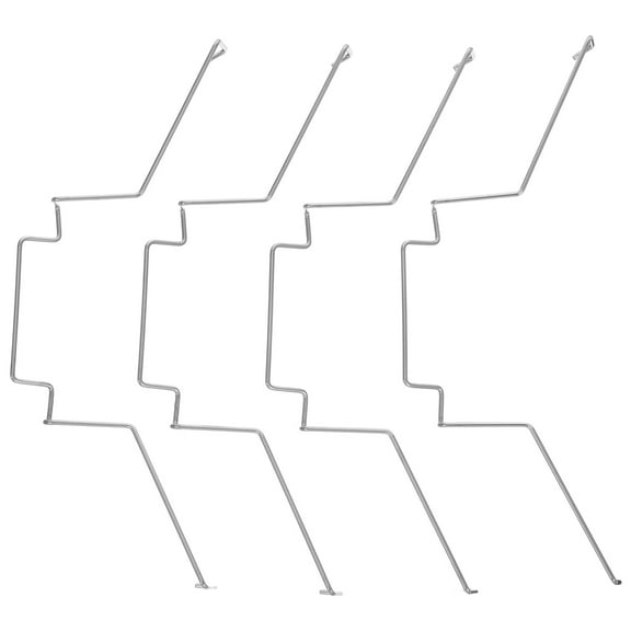 YUNLIGHTS 4Pcs Plated Silver Fan Retainer Clips for CPU Heatsink Cooling Fans Compatible with 12 Cm Computers