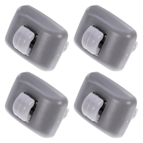YUNLIGHTS 4Pcs Sun Visor Bracket Clip Grey ABS Vehicle Interior Hook Replacement