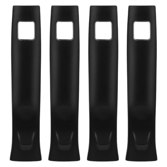 YUNLIGHTS 4pcs Detachable Wok Handle Bakelite Black Adjustable Hole Distance