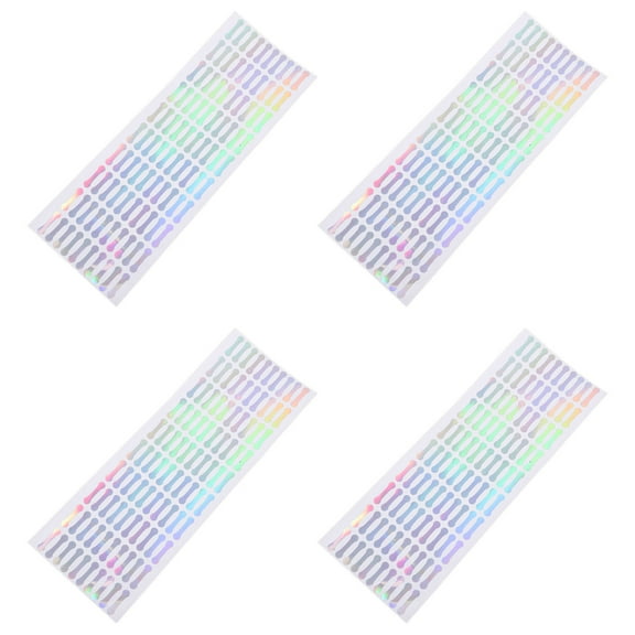 YUNLIGHTS 500Pcs Adhesive Tamper Evident Labels for Packaging with Assorted Color Design
