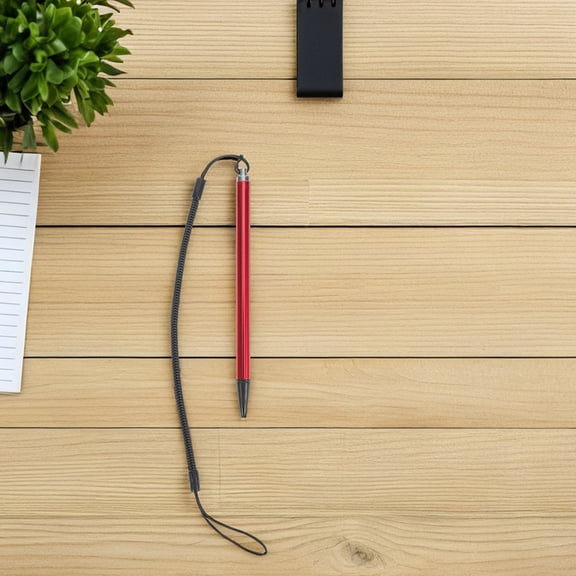 YUNLIGHTS 5Pcs Red Resistive Stylus Pencil with Ergonomic Design for Accurate Phone Screen Use