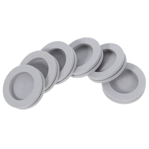 YUNLIGHTS 6Pcs Air Conditioner Water Drain Plug Black Rubber External Unit Accessory