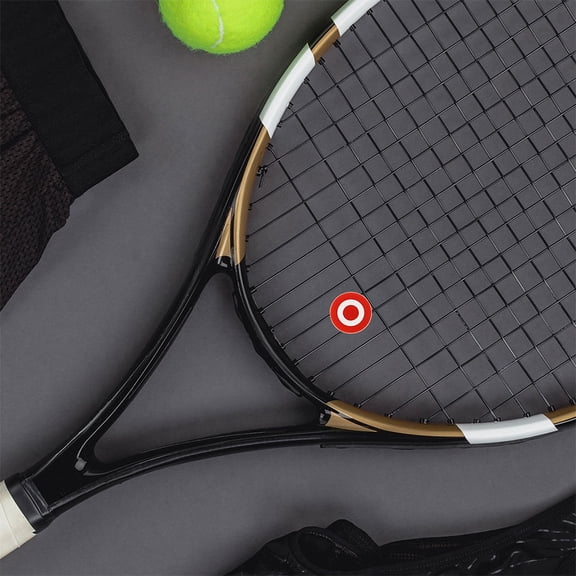 YUNLIGHTS 6Pcs Silicone Tennis Dampeners Red Racket Shock Absorbing Accessories for Enhanced Playing Comfort