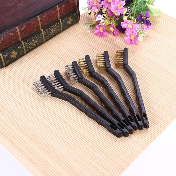 YUNLIGHTS 6Pcs Wire Brush for Electric Drill Assorted Color for Removing Rust for Workers and DIY Enthusiasts