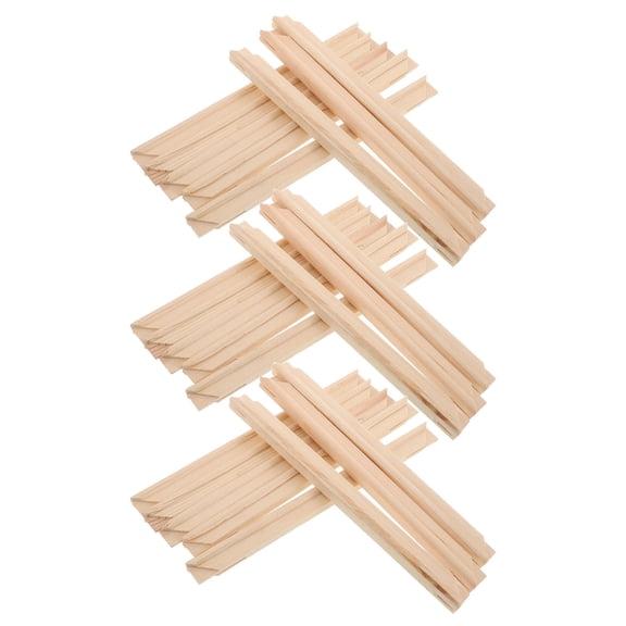 YUNLIGHTS 6pcs DIY Wood Stretcher Bars for Canvas Frame Kit for Wall Art