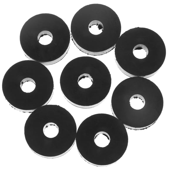 YUNLIGHTS Black Rubber Washers Heavy Duty Flat Design Vibration Suppression