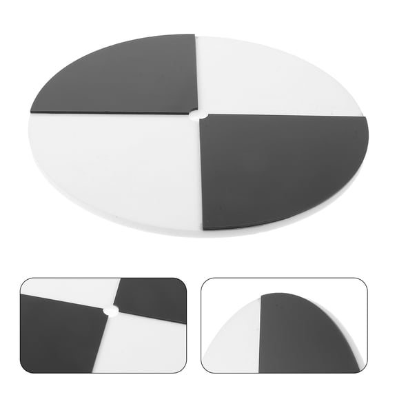 YUNLIGHTS Plastic Secchi Disk for Water Clarity Testing in Lakes Ponds Aquariums and Freshwater Environments
