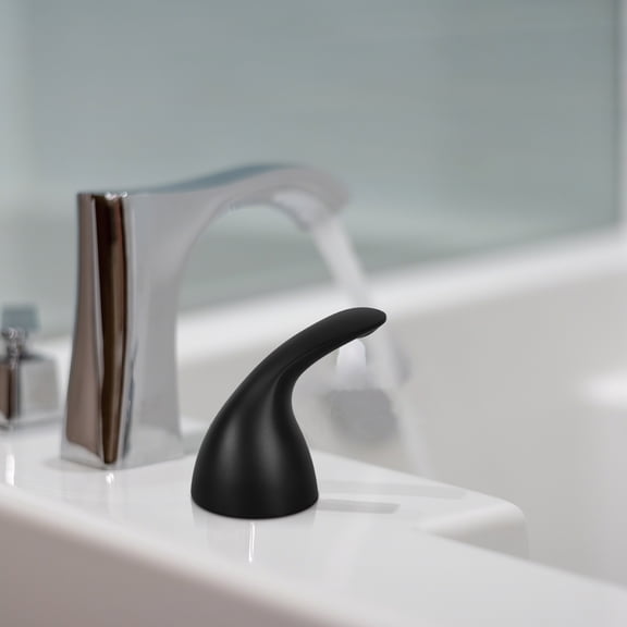 YUNLIGHTS Bathroom Shower Handle Replacement Black Ergonomic Non Slip Design for Easy Control