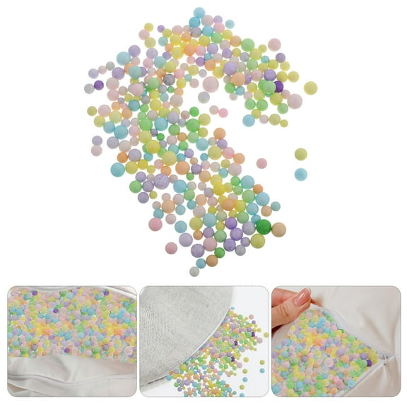 YUNLIGHTS Bean Bag Refill Beads Assorted Color Polystyrene Home Decor 100g