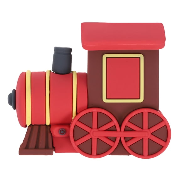 YUNLIGHTS Birthday Cake Toppers Cartoon Train Shape Decoration For Themed Parties 1Set