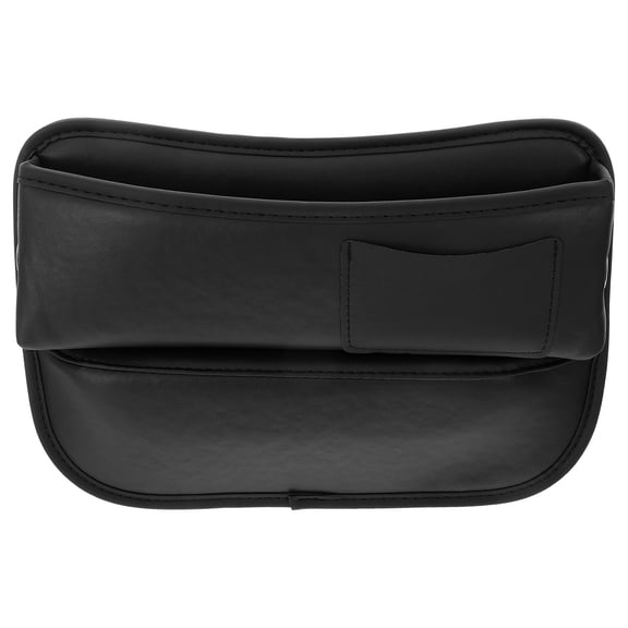 YUNLIGHTS Black Car Gap Filler Storage Organizer Box for Front Seat Small Item Storage and Easy Access