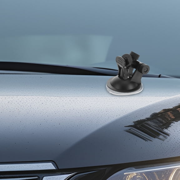 YUNLIGHTS Black Car Suction Cup Mount for Camera and Recorder with Antivibration Feature