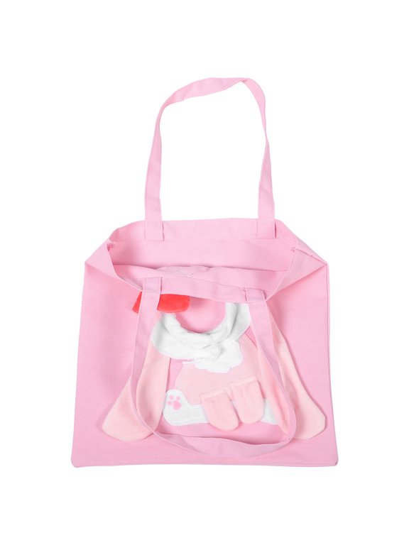 Breathable Pink Cat Carrier Bag Comfortable Outdoor Pet Carrying Tote