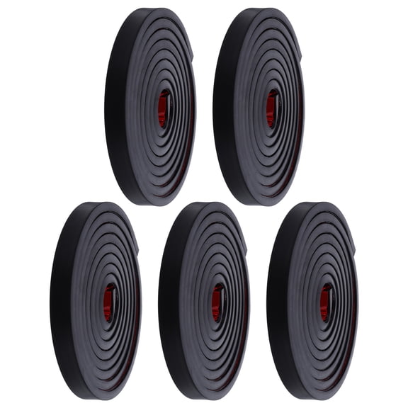 YUNLIGHTS Cuttable Black Window Frame Trim Self Stick Peel and Stick Decorative Edge Strip for Home Window Grille