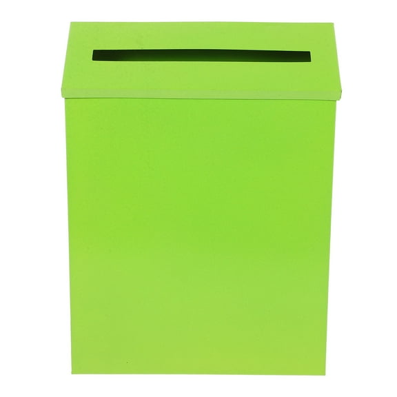 YUNLIGHTS Durable Light Green Iron Wall Mounted Post Box Suitable for Letters and Suggestions