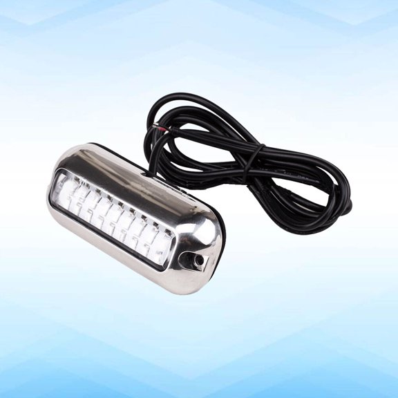 YUNLIGHTS Durable Stainless Steel Boat Bridge Lamp Plated Silver LED Light with Flush Mount and Waterproof Design