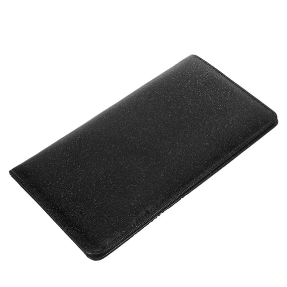 YUNLIGHTS Elegant PU Car Registration Holder with Glitter for Secure Document Protection