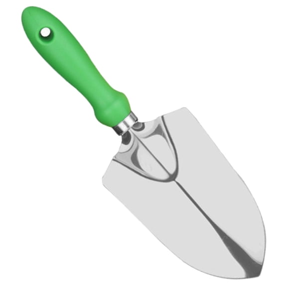 YUNLIGHTS Ergonomic Iron Garden Spade for Planting Weeding and Soil Digging with Assorted Color Handle