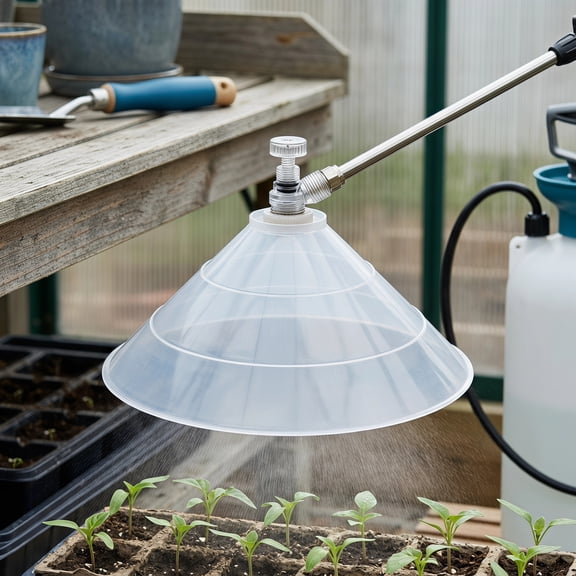 YUNLIGHTS Garden Sprayer Shield 8.7 Inch Plastic Irrigation Misting Nozzle