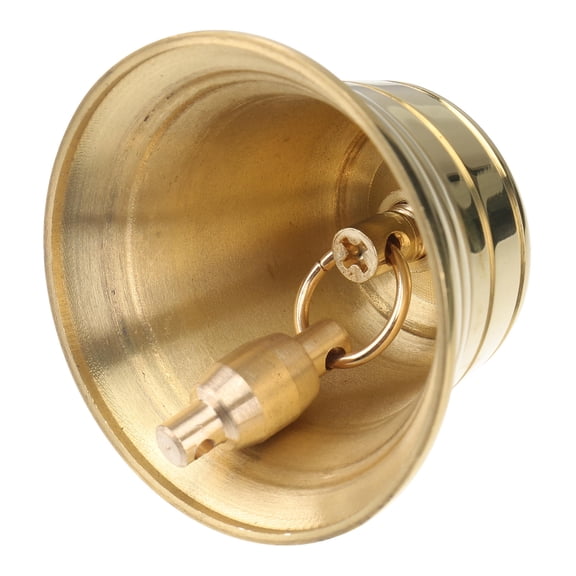 YUNLIGHTS Golden Bell Pendant Christmas Ornament Brass Jingle Bell Hanging Decoration for Holiday Tree