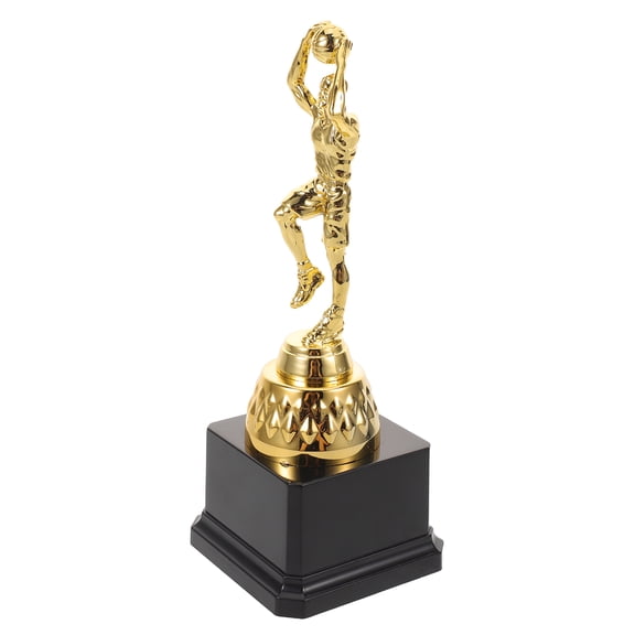 YUNLIGHTS Basketball Championship Trophy Plated Gold Plastic with Distinctive Design for Indoor Use