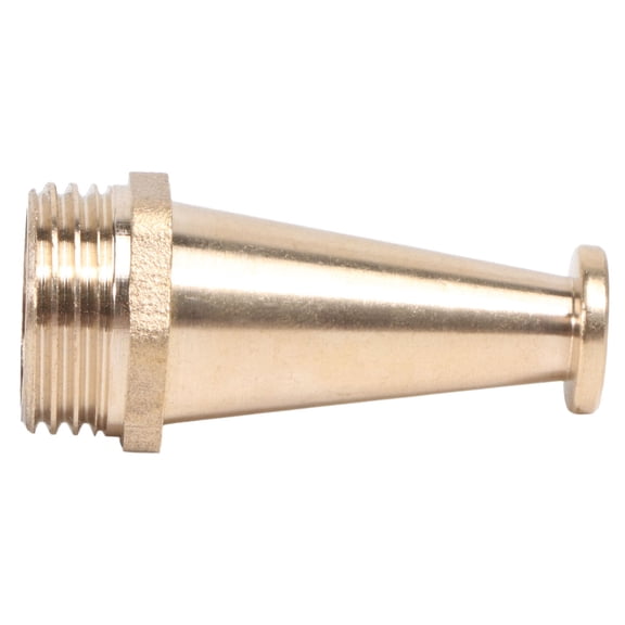 YUNLIGHTS Water Hose Nozzle Heavy Duty Jet Nozzle Copper Golden Solid Stream 1Pack