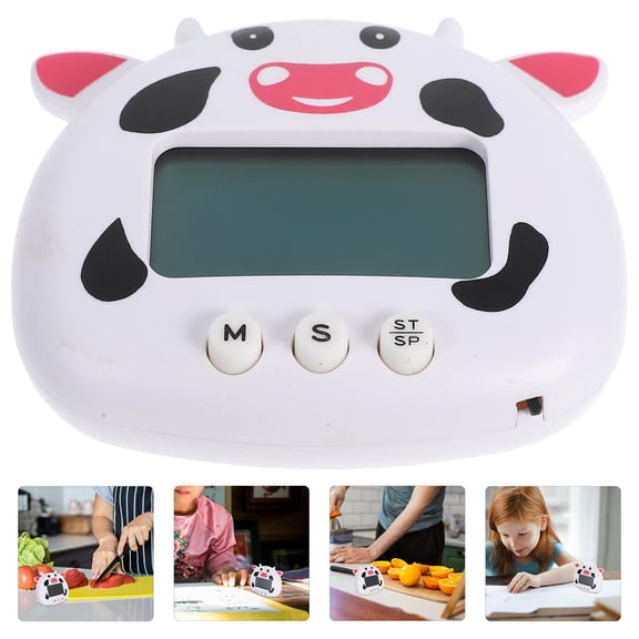 YUNLIGHTS Kitchen Gadgets Countdown Timer Mechanical Cute Cartoon Timer For Kids With Loud Alarm ABS 1Set