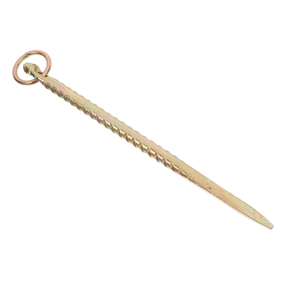 YUNLIGHTS Lawn Stakes Iron Golden 1Pack for Temporary Enclosures and Livestock