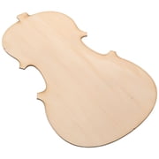YUNLIGHTS Wood Violin Back Plate Light Brown Ideal for Enhanced Tonal Depth and DIY Instrument Making