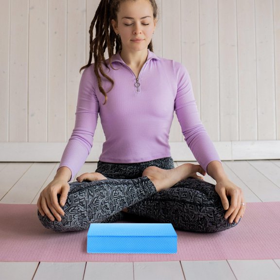 YUNLIGHTS Non Slip Sky Blue Exercise Balance Mat for Yoga Practice and Home Training