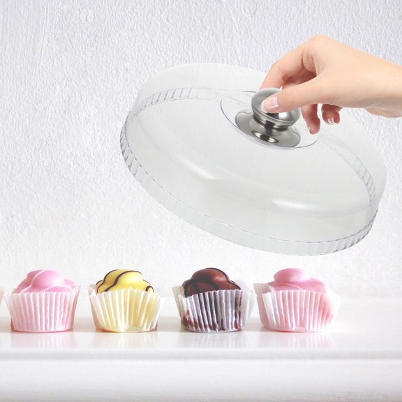 YUNLIGHTS Plastic Transparent Cake Cover with Smooth Texture and Dust Prevention