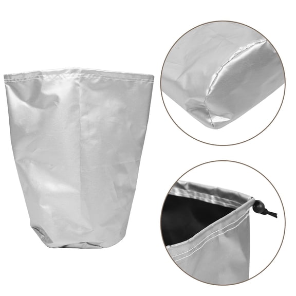 YUNLIGHTS Home Water Jug Cover Plated Silver Fabric with Elastic Drawstring for Water Cooler Protection