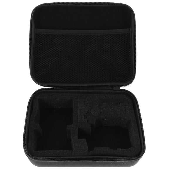 YUNLIGHTS Portable Black Camera Case Hard Shell with Foam Zipper Closure for Secure Camera and Lens Protection