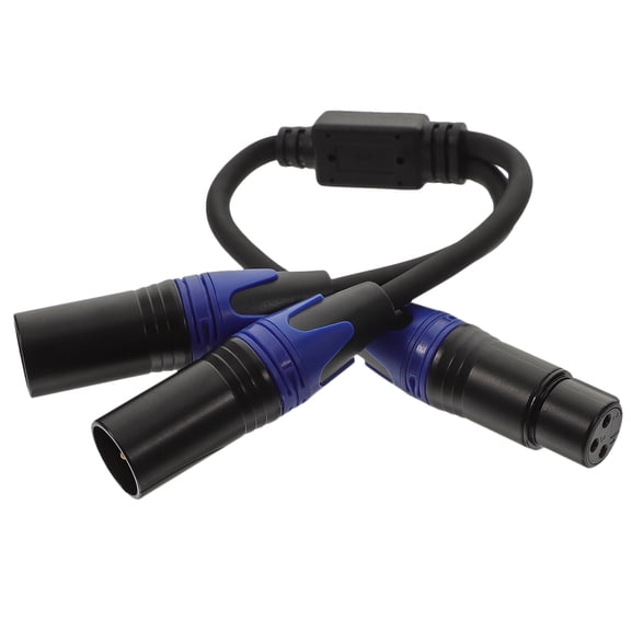 YUNLIGHTS Pro Xlr Splitter Cable Female to Dual Male with Double Shielding for Live Sound