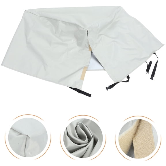 YUNLIGHTS Heavy Duty Beige Generator Rain Cover with Oxford Cloth Fabric