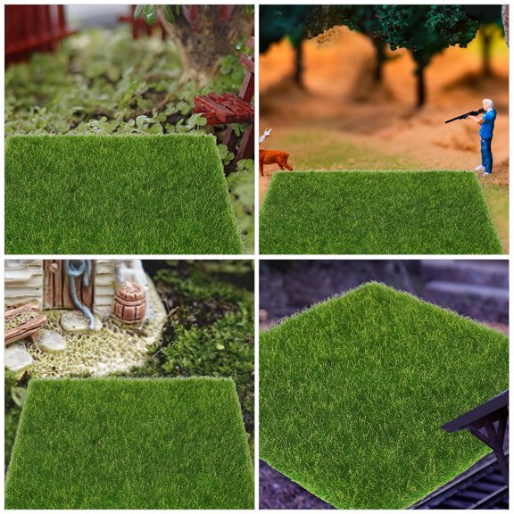 YUNLIGHTS Simulation Green Turf Mat for Wall Garden Or Festival Scene Decoration