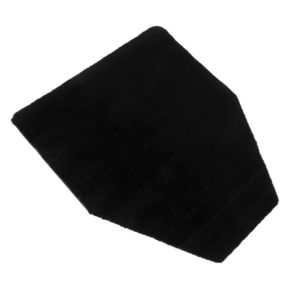YUNLIGHTS Slipresistant Black Urinal Mat for Bathroom Use Absorbs Moisture and Protects Floors