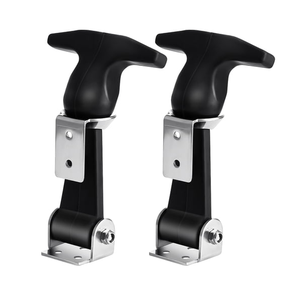 YUNLIGHTS Stainless Steel Draw Latch with Curved T Handle for Truck Tool Boxes