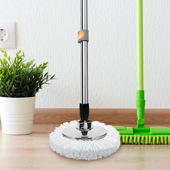 YUNLIGHTS Stainless Steel Mop Base Replacement Easy Install Mop Head Accessory for Home Use