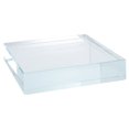 YUNLIGHTS Transparent Glass Paperweight Block for Office Desk Decor and ...