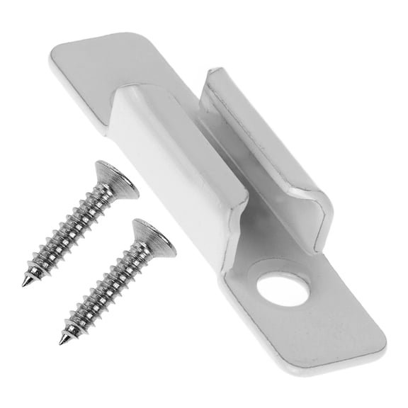 YUNLIGHTS Universal Window Latch Keeper White for Casement and Sliding Windows Durable Construction